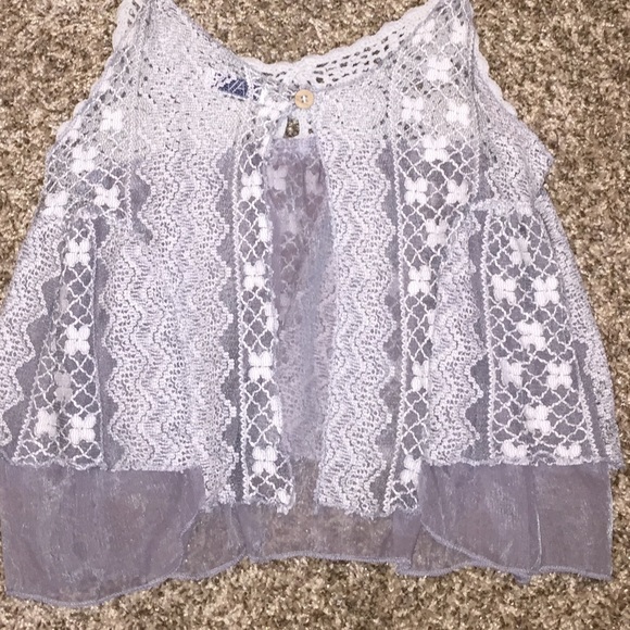 Light & dark grey crop top - Picture 5 of 7